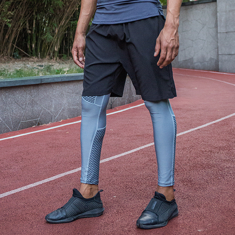 Sports Pants Men's Quick-dry Basketball Tight Compression Leggings