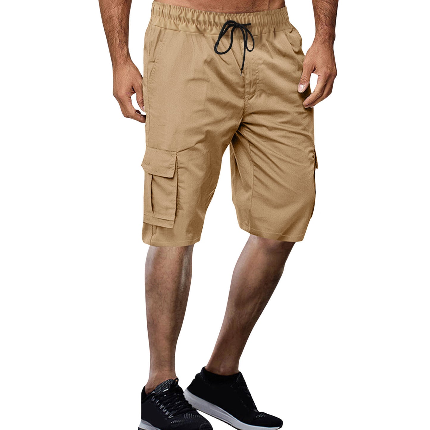 Fashion Sports Loose Multi-pocket Tether Shorts Men