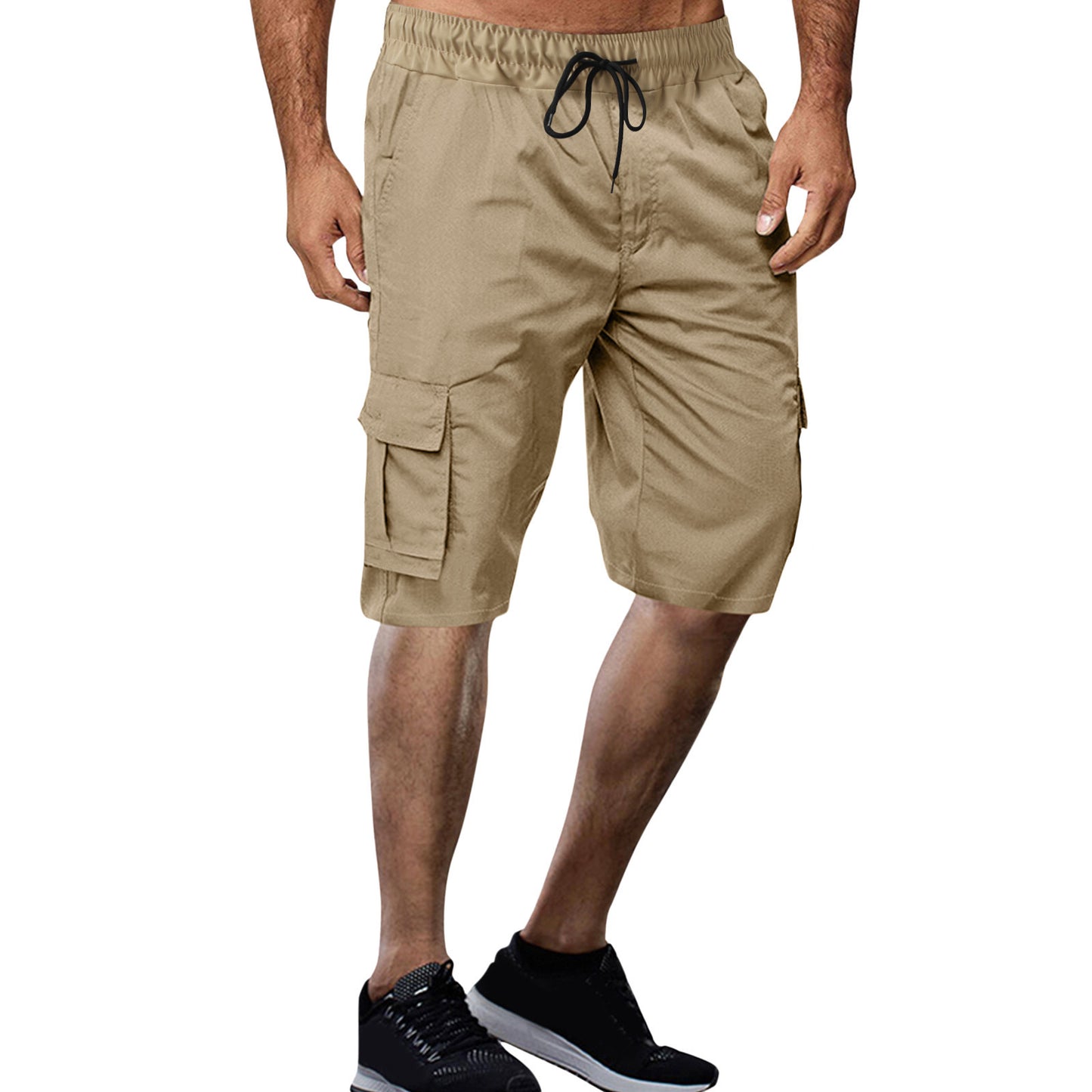 Fashion Sports Loose Multi-pocket Tether Shorts Men