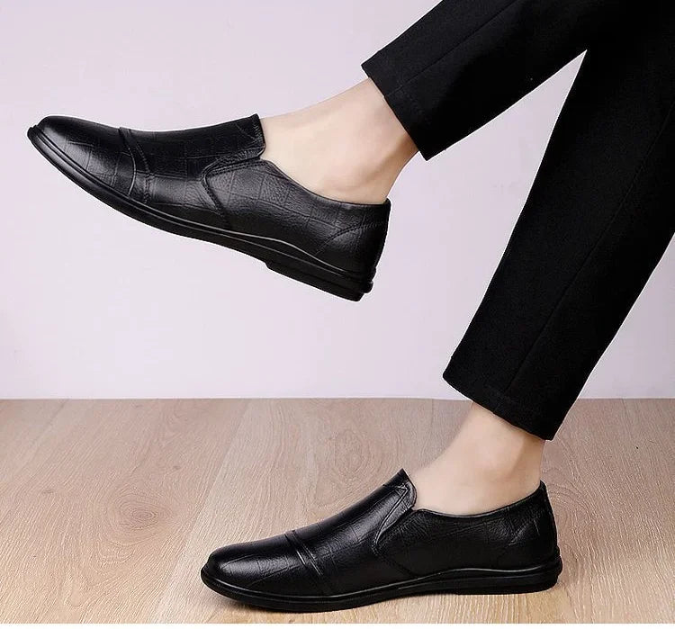 Natural Gumrukfree Genuine Leather Dress Shoes Man Casual Business Social Shoe for Men Elegant and Classic Official Legitimate