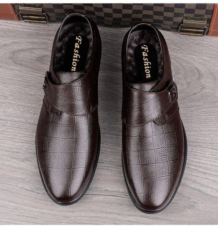 Social Shoe for Men Black Breathable In Summer Brown Dress Shoes Man Clothing High Quality Fashion 2024 Style Leather Casual 39