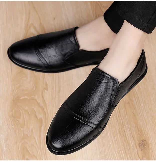 Natural Gumrukfree Genuine Leather Dress Shoes Man Casual Business Social Shoe for Men Elegant and Classic Official Legitimate
