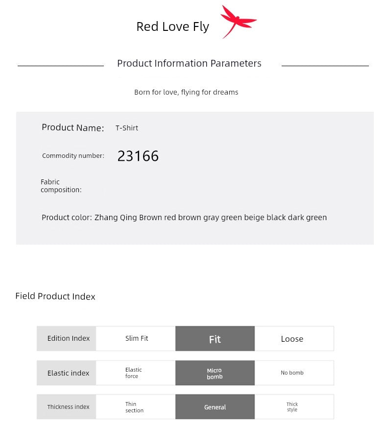 Red Dragonfly Men's Casual Tops Long-Sleeved Polo Shirt