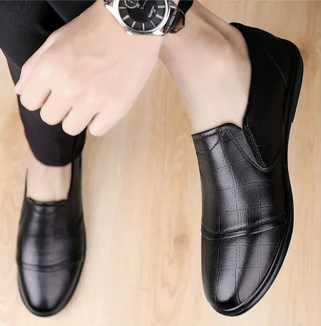Natural Gumrukfree Genuine Leather Dress Shoes Man Casual Business Social Shoe for Men Elegant and Classic Official Legitimate