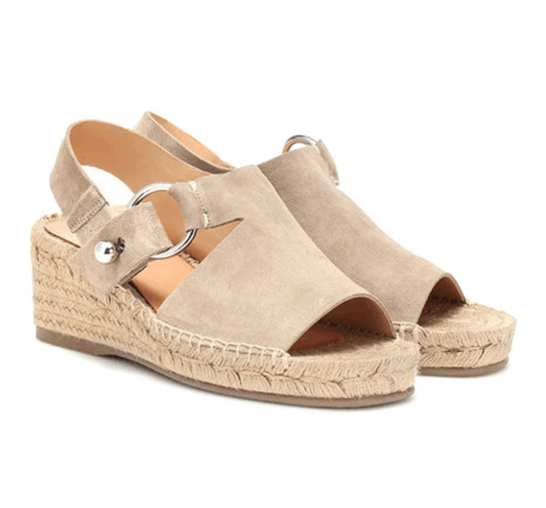 Lightweight hemp rope sandals