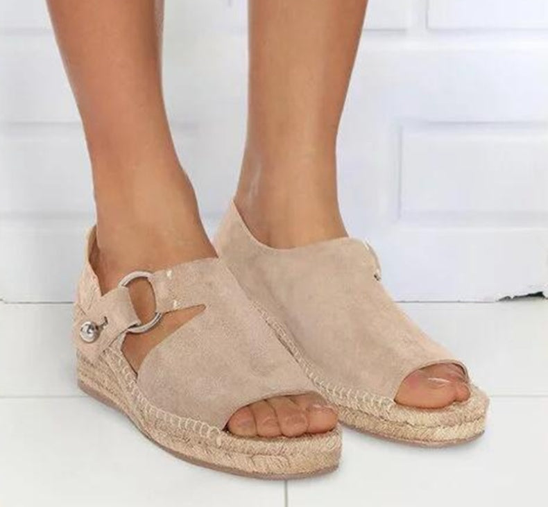 Lightweight hemp rope sandals