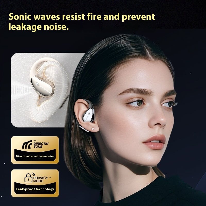 Bluetooth X5S Ear-mounted Comfortable Wear AI Translation Headphones