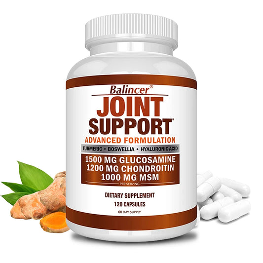 Glucosamine & Chondroitin & MSM 3-in-1 - Joint Health Support Supplement - Non-GMO, Vegetarian Capsules