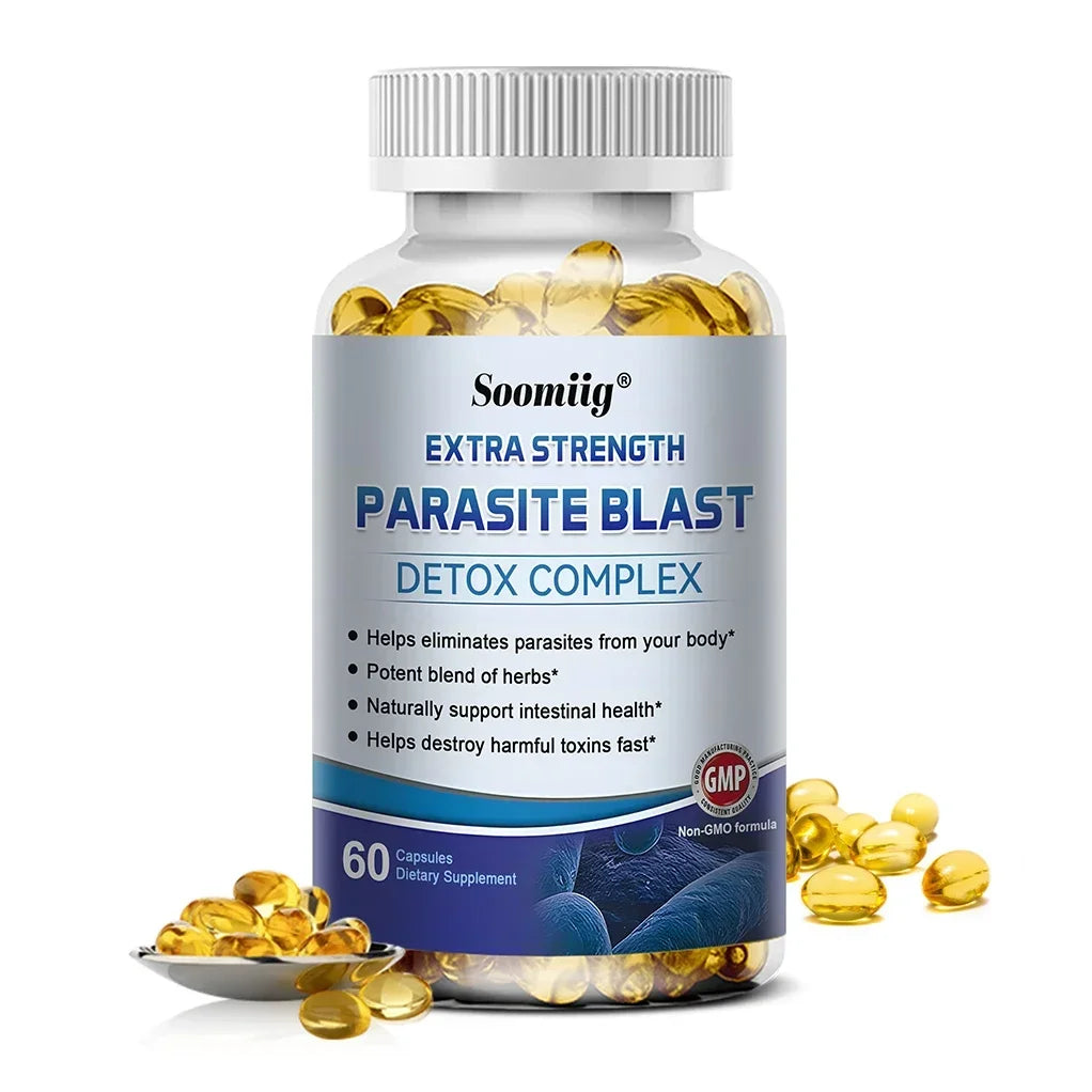 Parasite Blast - Bowel Cleansing Supplement, Digestive Health, Immune Health, Parasite Removal, and Improve Digestion