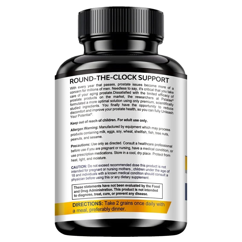 Prostate Supplements - Helps Support Prostate Health, Reduces Nighttime Bathroom Visits, and Relieves Urinary Tract Problems