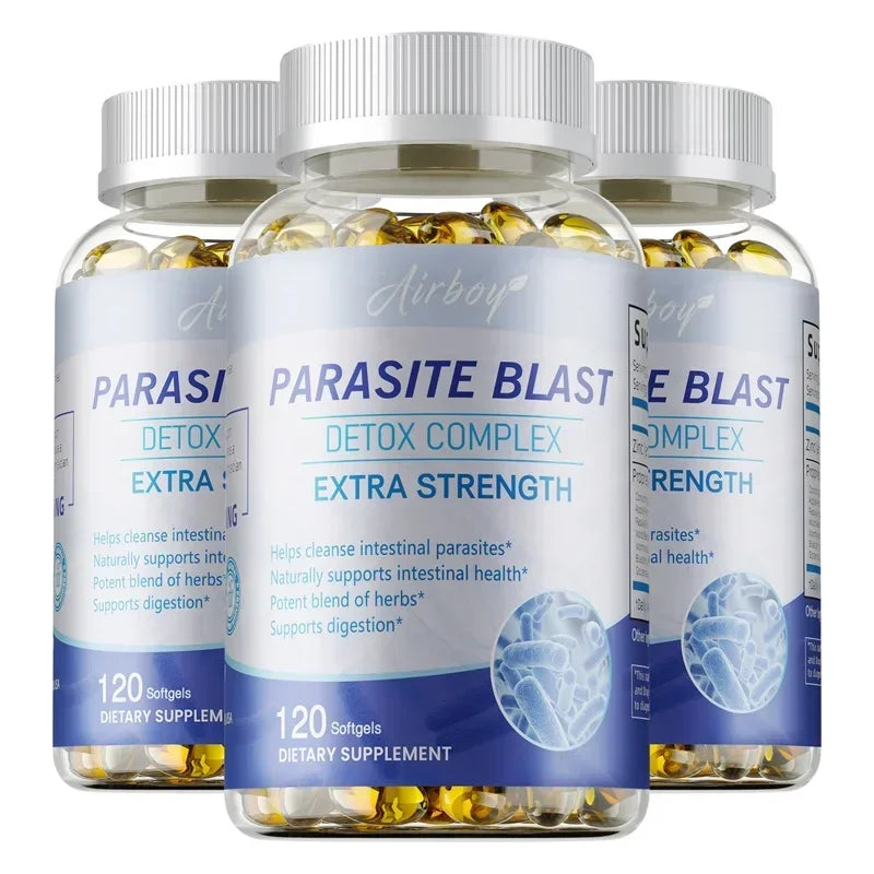 Parasite Blast Detox Complex - Eliminates Parasites, Relieves Indigestion, Supports Gastrointestinal Health