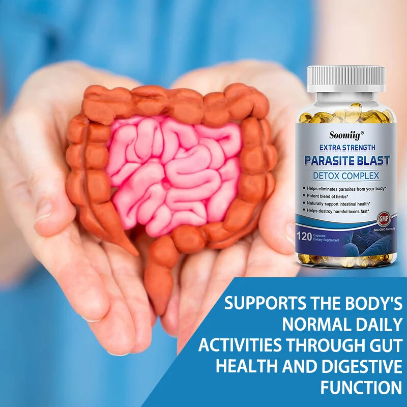 Parasite Blast - Bowel Cleansing Supplement, Digestive Health, Immune Health, Parasite Removal, and Improve Digestion
