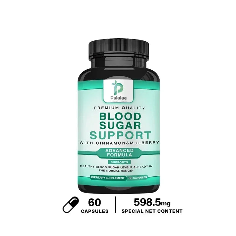 Blood Sugar Support - Controls Blood Sugar Levels, Supports Heart Health, Glucose Metabolism