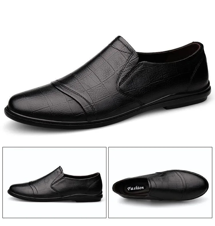 Natural Gumrukfree Genuine Leather Dress Shoes Man Casual Business Social Shoe for Men Elegant and Classic Official Legitimate
