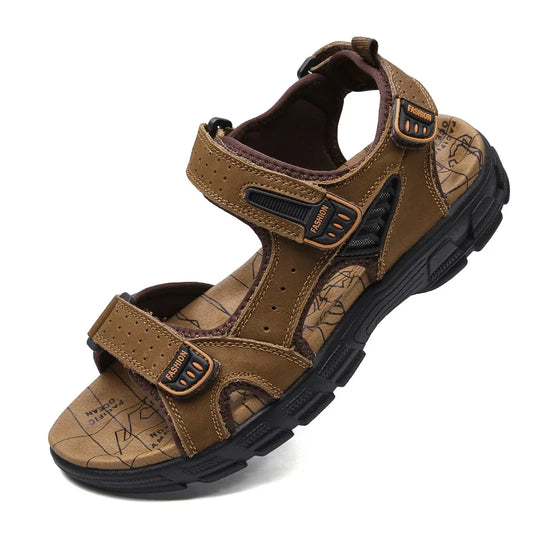 Summer Men's Sandals 2024 Trending Adult Men's Sandal Original Brands Shoes Man's Leather Sandal Sandals for Boys
