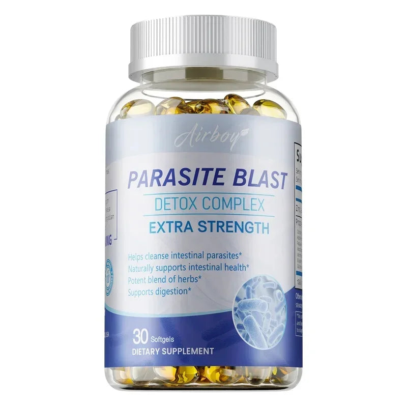 Parasite Blast Detox Complex - Eliminates Parasites, Relieves Indigestion, Supports Gastrointestinal Health