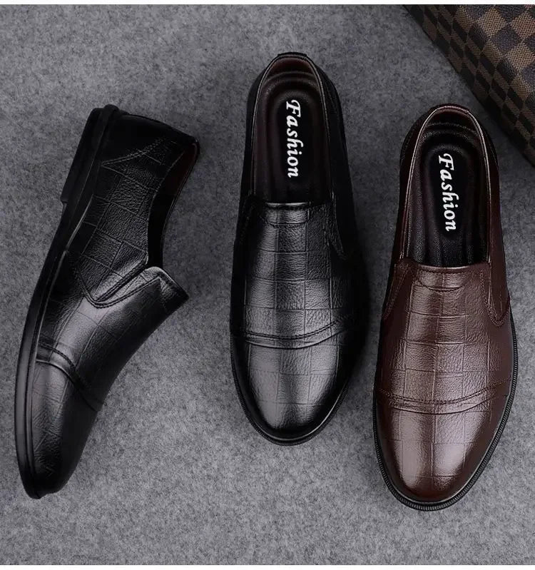 Natural Gumrukfree Genuine Leather Dress Shoes Man Casual Business Social Shoe for Men Elegant and Classic Official Legitimate