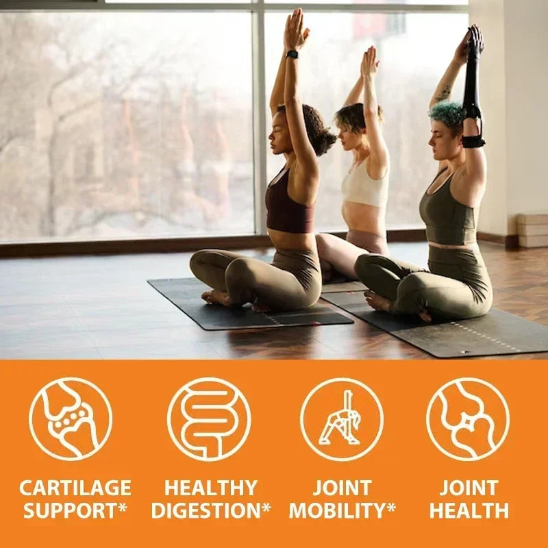 Glucosamine Chondroitin MSM - Supports Joint Health, Relieves Pain, Improves Joint Flexibility, and Enhances Immunity