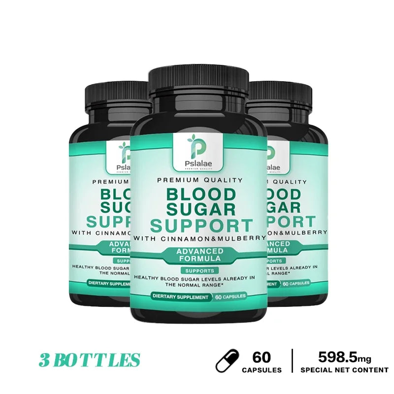 Blood Sugar Support - Controls Blood Sugar Levels, Supports Heart Health, Glucose Metabolism