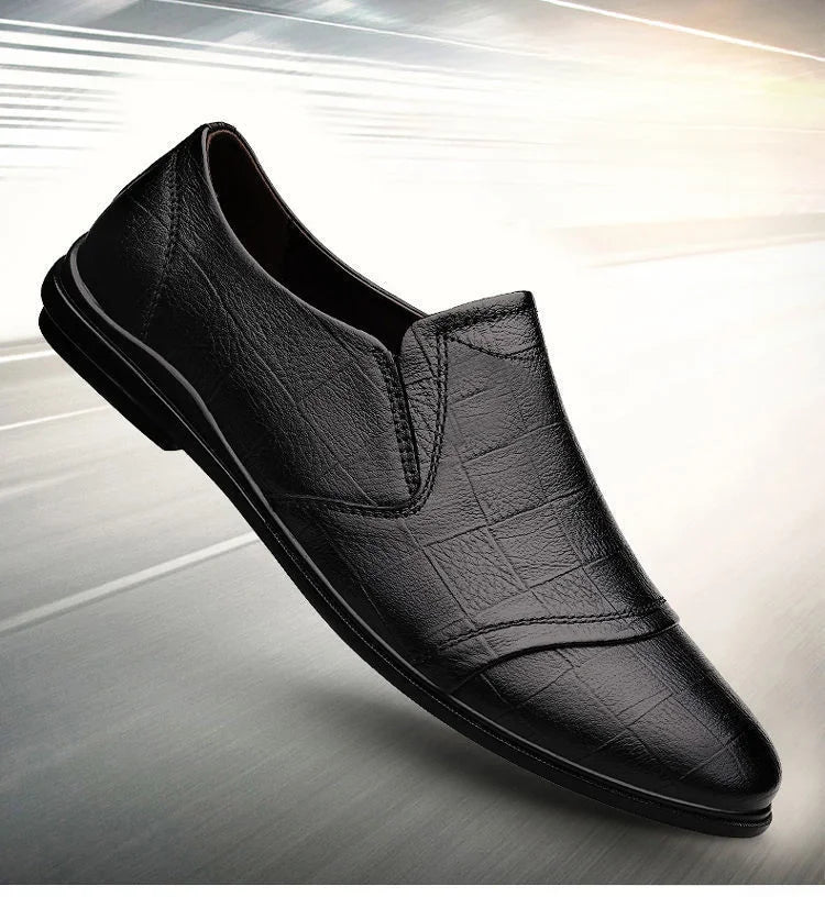 Natural Gumrukfree Genuine Leather Dress Shoes Man Casual Business Social Shoe for Men Elegant and Classic Official Legitimate