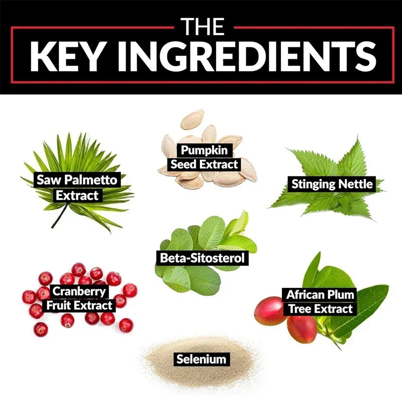 Prostate - Men's Prostate Health, Hair Growth, Urinary Tract Health, Frequent Urination