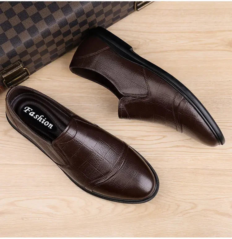 Natural Gumrukfree Genuine Leather Dress Shoes Man Casual Business Social Shoe for Men Elegant and Classic Official Legitimate