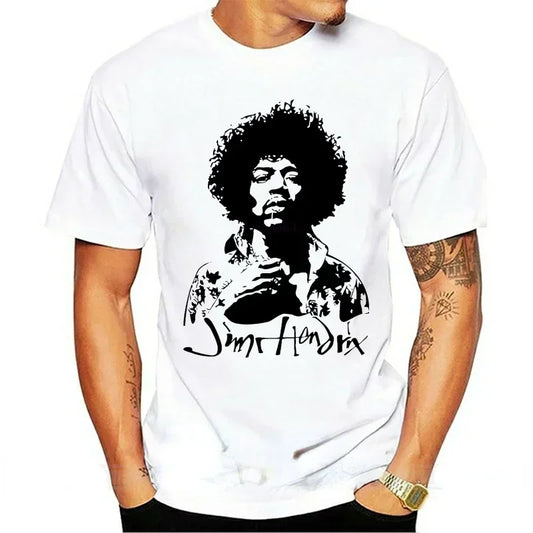 New Coming Tops Great Normal Loose Teenage Tee Shirt Hendrix Jimi Tshirt for Men T Shirt Man Summer O Neck Novelty Tee Adult