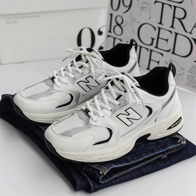 Men Sports Luxury Casual Sneakers Mesh Running Summer Lightweight Platform Fashion Basketball Walking Shoes for Men Basket Homme