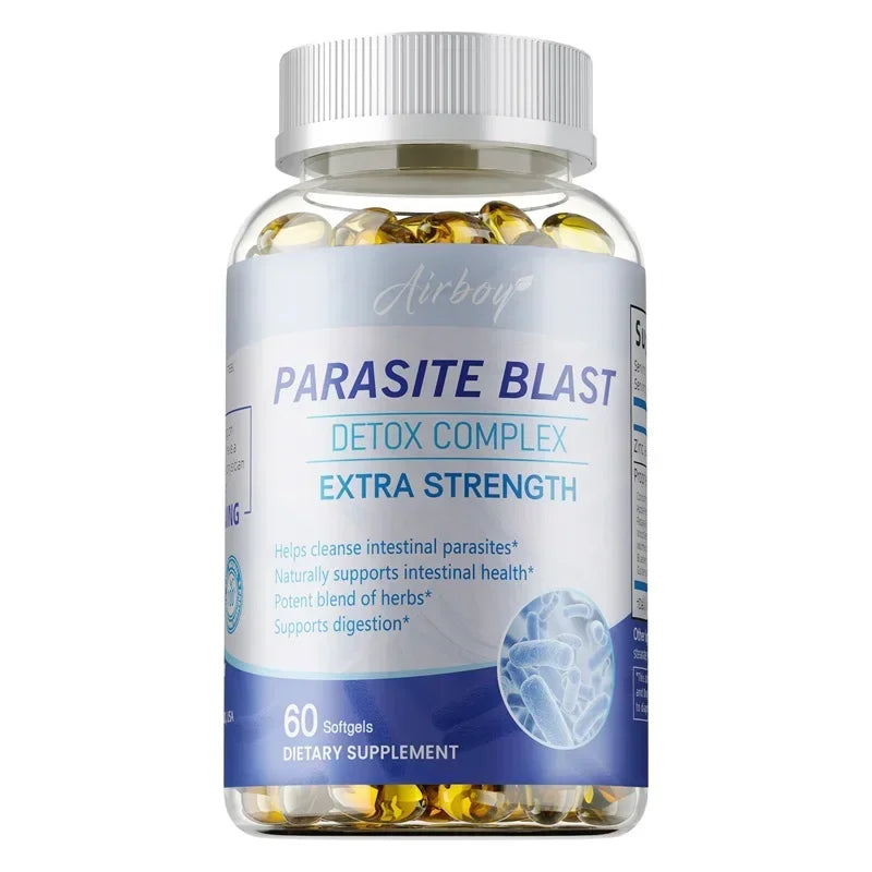 Parasite Blast Detox Complex - Eliminates Parasites, Relieves Indigestion, Supports Gastrointestinal Health