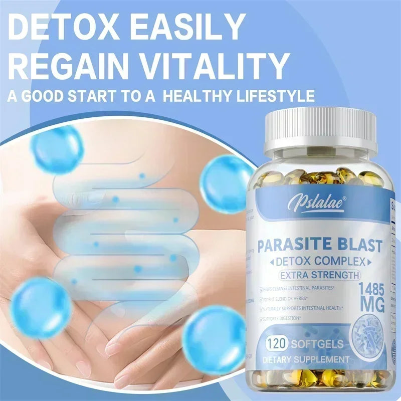 Parasite Blast - Support Intestinal Health,Eliminate Internal Parasites,Protect Digestive,Immune Health - 120 Capsules