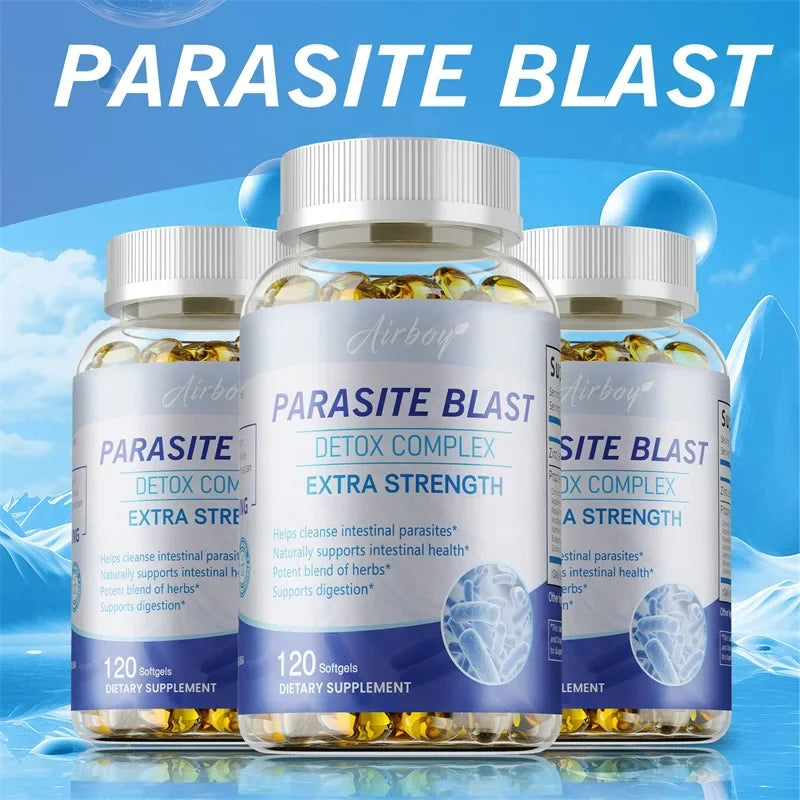 Parasite Blast Detox Complex - Eliminates Parasites, Relieves Indigestion, Supports Gastrointestinal Health