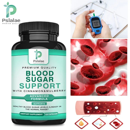 Blood Sugar Support - Controls Blood Sugar Levels, Supports Heart Health, Glucose Metabolism