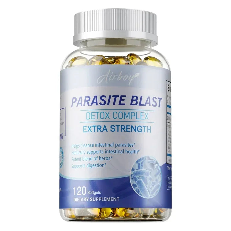 Parasite Blast Detox Complex - Eliminates Parasites, Relieves Indigestion, Supports Gastrointestinal Health