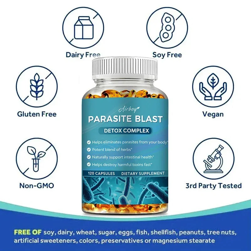 Parasite Blast - Promotes Intestinal Health, Metabolism, Digestive Health, and Improves The Immune System