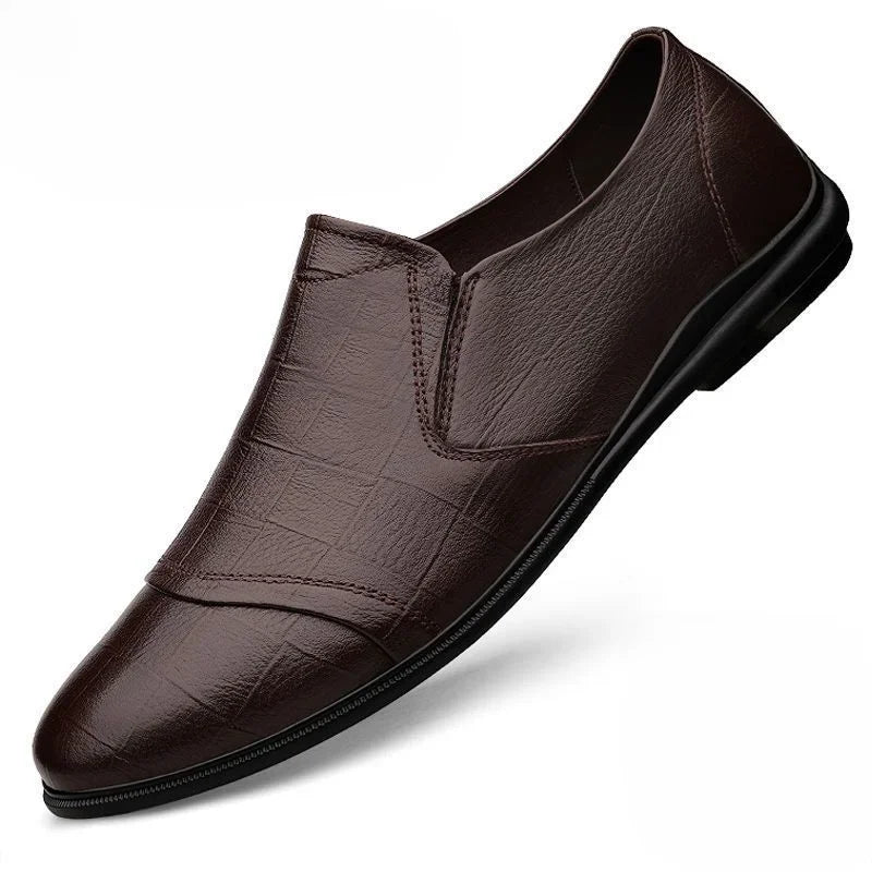 Natural Gumrukfree Genuine Leather Dress Shoes Man Casual Business Social Shoe for Men Elegant and Classic Official Legitimate
