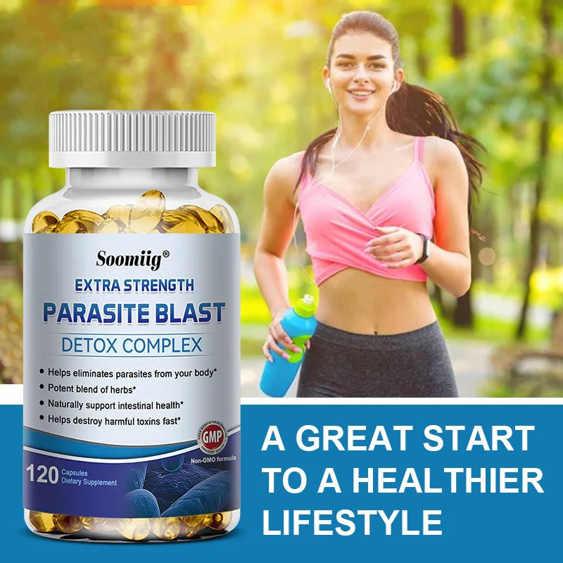 Parasite Blast - Bowel Cleansing Supplement, Digestive Health, Immune Health, Parasite Removal, and Improve Digestion